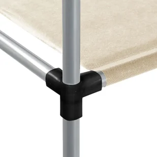 Lumarko Regał nad pralkę, kremowy, 87x55x90,5 cm, żelazo - Półki łazienkowe - miniaturka - grafika 7