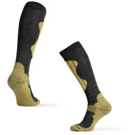Skarpetki męskie - Męskie podkolanówki Zulu Ski Merino Men Rozmiar skarpet: 39-42 / Kolor: szary/żółty - miniaturka - grafika 1