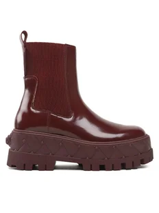 Kurt Geiger Botki London Chelsea 9353754109 Bordowy - Botki damskie - miniaturka - grafika 1