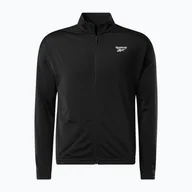 Bluzy męskie - Bluza męska Reebok Identity Vector Knit night black/white - miniaturka - grafika 1