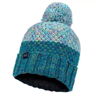 Czapki damskie - Buff Janna Knitted Fleece Hat Beanie 1178510171000, Kobieta, Czapka, Niebieska - grafika 1