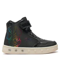 Buty dla dziewczynek - Sneakersy Geox Skylin Girl J468WE 011KN C9999 M Czarny - miniaturka - grafika 1