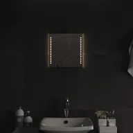 Lustra - vidaXL Lustro łazienkowe z LED, 30x30 cm - miniaturka - grafika 1