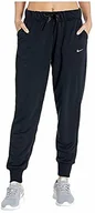 Spodnie damskie - Damskie spodnie damskie Dry Get Fit Tapered Fleece czarny/biały M - miniaturka - grafika 1