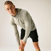 Bluzy męskie - Dare 2b Bluza męska z kapturem szybkoschnąca Sprint City Beżowy, Rozmiar: L - miniaturka - grafika 1