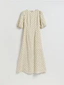 Sukienki - Reserved - Lniana sukienka - wielobarwny - miniaturka - grafika 1