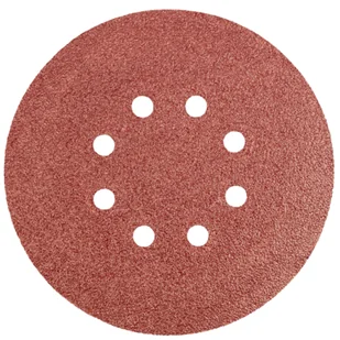 Krążki ścierne 150 mm, K60, 5 szt,, z 8 otworami GRAPHITE - Materiały ścierne - miniaturka - grafika 1