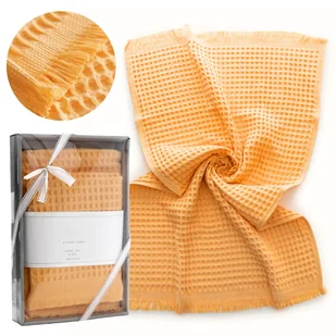 Komplet Ręczników Cinar Nil 2 sztuki 50x90 & 70x140 Bawełna Gofrowana - Ręczniki - miniaturka - grafika 1