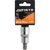 Klucze i nasadki - Jufisto Nasadka wieloklin M10 x 55 mm 1/2" - miniaturka - grafika 1