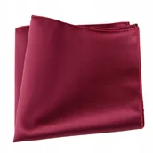 Krawaty i muchy męskie - Poszetka męska w prążki - bordowa - miniaturka - grafika 1