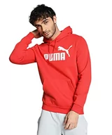 Bluzy męskie - PUMA Męska bluza z kapturem z dużym logo Fl (S), palona czerwień, S, Palona czerwień, S - miniaturka - grafika 1