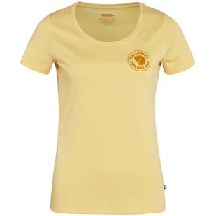 Koszulka damska Fjällräven 1960 Logo T-shirt W Rozmiar: S / Kolor: żółty - Koszulki sportowe damskie - miniaturka - grafika 1
