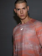 Koszulki męskie - LONGSLEEVE MĘSKI 4f TRENINGOWY SZYBKOSCHNĄCY TFLOM340 SS25 M - miniaturka - grafika 1