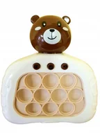 Zabawki interaktywne dla dzieci - POP IT GRA ELEKTRONICZNA ZRĘCZNOŚCIOWA ANTYSTRESOWA MIŚ - miniaturka - grafika 1