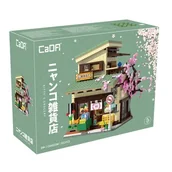 Klocki - Klocki konstrukcyjne CaDA Sklep Kitty Budynek w japońskim stylu światło LED 921 elementów C66015W - miniaturka - grafika 1