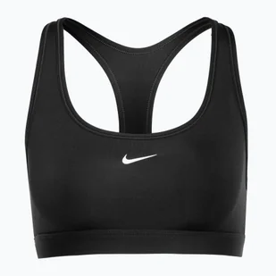 Biustonosz treningowy Nike Swoosh Light Support black/white - Bielizna sportowa damska - miniaturka - grafika 1