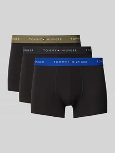 Obcisłe bokserki o kroju regular fit z mieszanki bawełny i elastanu w zestawie 3 szt. - Majtki męskie - miniaturka - grafika 1