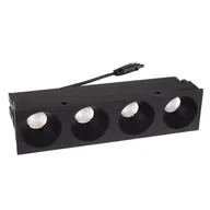 Lampy ogrodowe - Sufitowy moduł podtynkowy MODULAR HM180 4L Maxlight LED 12W 3000K czarny - miniaturka - grafika 1