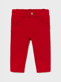 Spodnie i spodenki dla chłopców - Mayoral Spodnie materiałowe 560 Czerwony Regular Fit - grafika 1