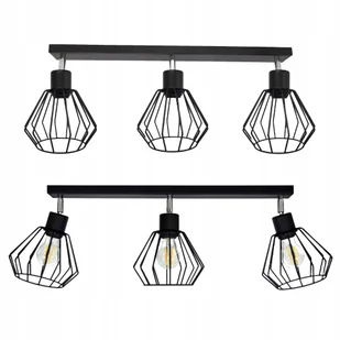 Lampa Sufitowa Wisząca Do Sufitu Pokoju Plafon Loft Brylant Dut Żyrandol - Lampy sufitowe - miniaturka - grafika 1