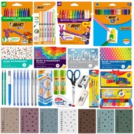 Zeszyty szkolne - MEGA zestaw wyprawka szkolna do klas 4-6, BIC, XXL 88 elementów w tym 7 zeszytów przedmiotowych - miniaturka - grafika 1