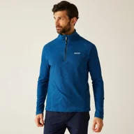 Bluzy sportowe męskie - Regatta Polar męski z suwakiem 1/2 Montes Niebieski, Rozmiar: 3XL - miniaturka - grafika 1