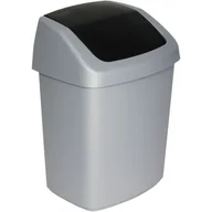 Kosze na śmieci - Kosz na śmieci Curver Swing Top ciemnoszary 15L - miniaturka - grafika 1