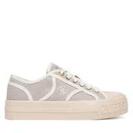 Trampki damskie - Trampki Guess FLPISS FAL12 Beżowy - miniaturka - grafika 1