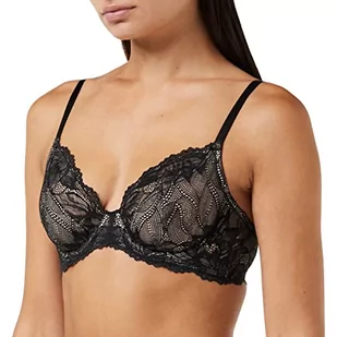 Calvin Klein Damski biustonosz bez podszewki Fc, Czarny, 75C - Biustonosze - miniaturka - grafika 1