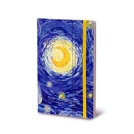 Notesy i bloczki - Notatnik z gumką 13x21cm/192 linia 80g STIFFLEX VAN GOGH /SXN-196M/ - miniaturka - grafika 1