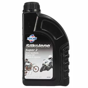 FUCHS Silkolene Super 2 2T 1L - półsyntetyczny motocyklowy olej do mieszanki do dwusuwa - Oleje silnikowe - miniaturka - grafika 1