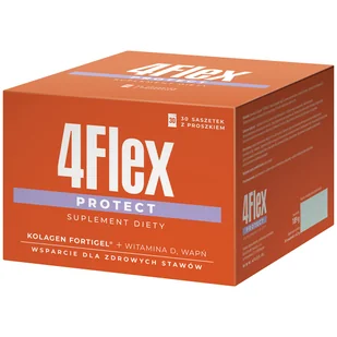 4Flex Protect, smak pomarańczowy, 30 saszetek - Stawy, mięśnie, kości - miniaturka - grafika 1