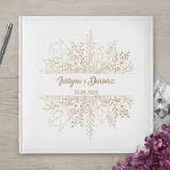Albumy fotograficzne - Duży album na zdjęcia z grawerem dla pary na ślub rocznicę parapetówkę - miniaturka - grafika 1