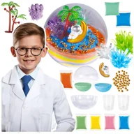 Mały naukowiec - Zestaw DIY do hodowli kryształów LED Kosmonauta Z991 - miniaturka - grafika 1