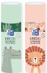OXFORD KIDS, Kredki Ołówkowe Tuba 24+2 Kolory MIX - Kredki, ołówki, pastele i pisaki - miniaturka - grafika 1