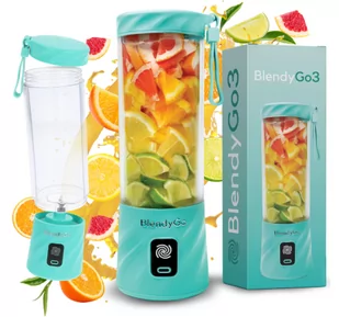 Oryginalny Blender Bezprzewodowy BlendyGo 3 Miętowy USB - Blendery ręczne - miniaturka - grafika 1