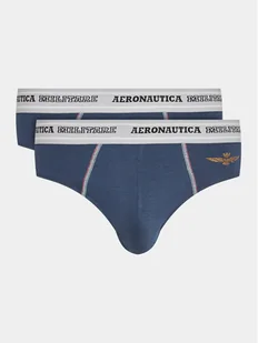 Aeronautica Militare Komplet 2 par slipów AM1USL002 Granatowy - Majtki męskie - miniaturka - grafika 1