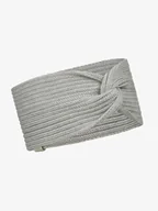 Czapki damskie - Buff Wełniana opaska w kolorze szarym na czoło - miniaturka - grafika 1