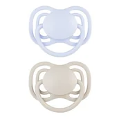 Smoczki uspokajające - Smoczek CANPOL BABIES DentalAir 23/225 0-6 m Niebiesko-szary (2 sztuki) - miniaturka - grafika 1