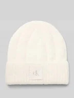 Czapki damskie - Czapka z efektem bouclé model ‘Beanie’ - miniaturka - grafika 1