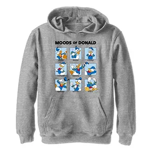 Disney Chłopięca bluza z kapturem Donald Moods, sportowa bluza z kapturem, rozmiar L, Sportowa wrzosowa, L - Bluzy dla chłopców - miniaturka - grafika 1