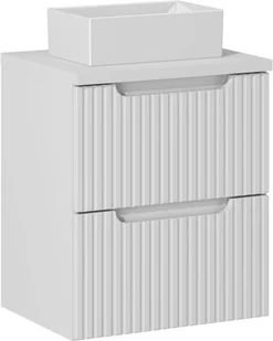 Zestaw meblowy 50cm z umywalką nablatową - Meble łazienkowe - miniaturka - grafika 1