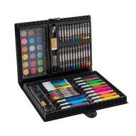 Kredki, ołówki, pastele i pisaki - Grafix duży zestaw artystyczny do kolorowania mazaki kredki farbki 80 elementów - miniaturka - grafika 1
