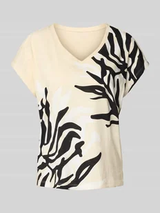 T-shirt o kroju regular fit z czystej bawełny - Koszulki i topy damskie - miniaturka - grafika 1