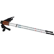 Kije trekkingowe - Smj Sport dla dorosłych Telescoping Light White kijki trekkingowe, Nordic Walking Poles Long Life biały, One Size 5900741925028 - miniaturka - grafika 1
