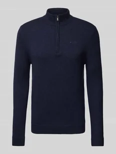 Sweter z dzianiny ze stójką - Swetry męskie - miniaturka - grafika 1