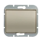 Gniazdka elektryczne - Abex Gniazdo bryzgoszczelne z/u SCHUKO ONYX - satyna - miniaturka - grafika 1