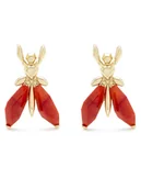 Kolczyki - Patrizia Pepe Kolczyki CJ9340/M006-R877 Pomarańczowy - miniaturka - grafika 1