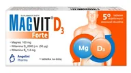 Witaminy i minerały - Magvit Forte D3 x 50 tabl dojelitowych - miniaturka - grafika 1