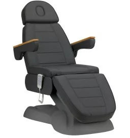Fotel kosmetyczny elektryczny SILLON Lux 3 silniki szary, szara podstawa - Krzesła i taborety kosmetyczne - miniaturka - grafika 1